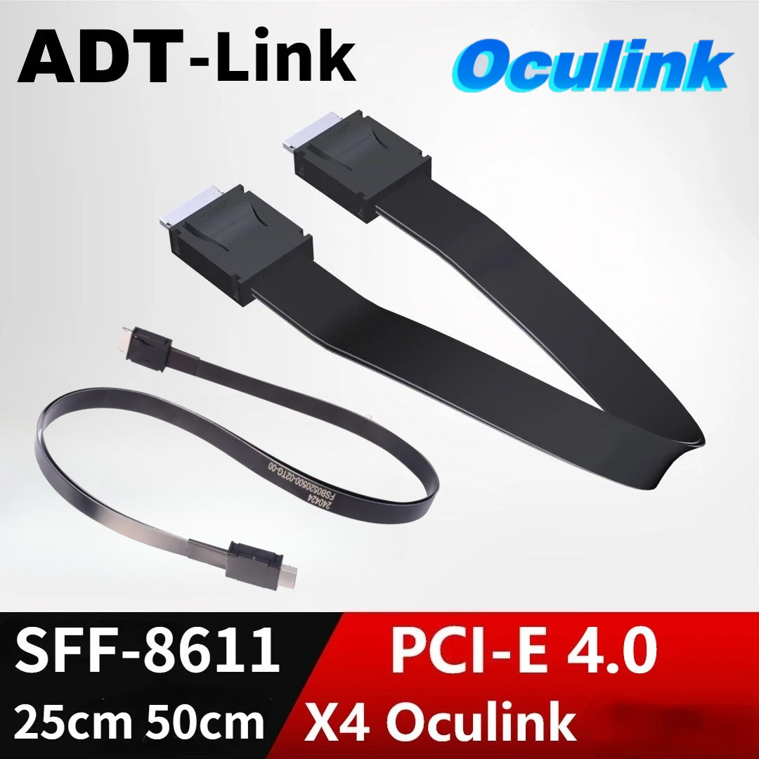External Gpu Dock Pcie 4.0 Oculink - Kabel Ekstensi 1M PCI-E 4.0 X4