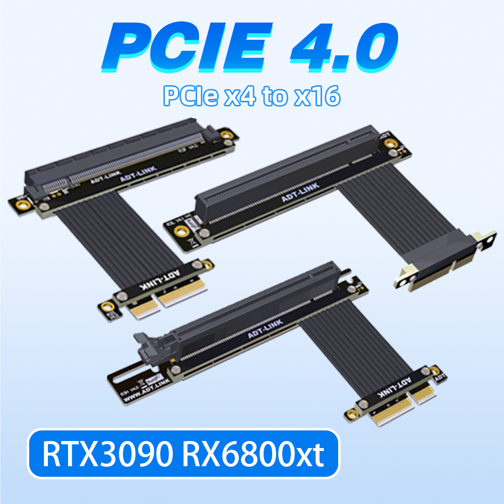 Tunggal Ganda 90 Derajat Sudut - Pcie 4.0 X16 Riser Cable 90 Degree ulasan dan harga