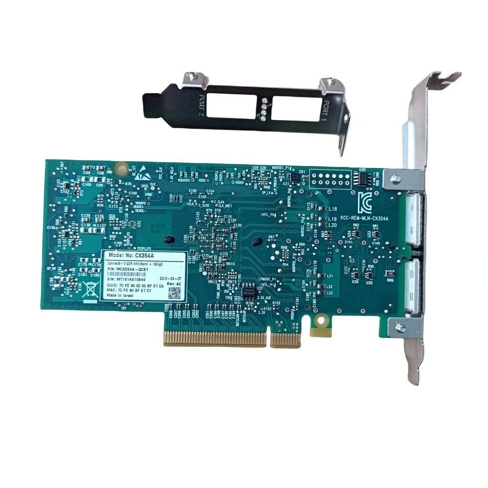 Mellanox MCX354A-QCBT, Kartu J - 10Gb Sfp+ Pcie Network Card Dual Port ulasan dan harga