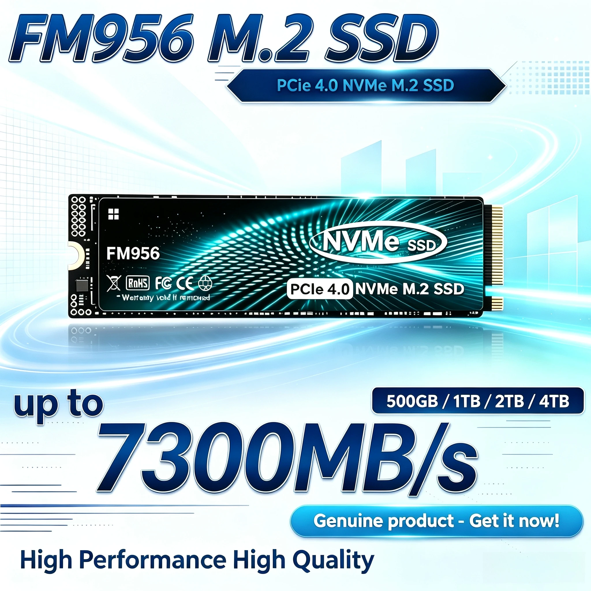 FM956 M.2 2280 NVMe SSD 500GB/ - M.2 Nvme 4Tb Pcie 4.0 Ssd ulasan dan harga