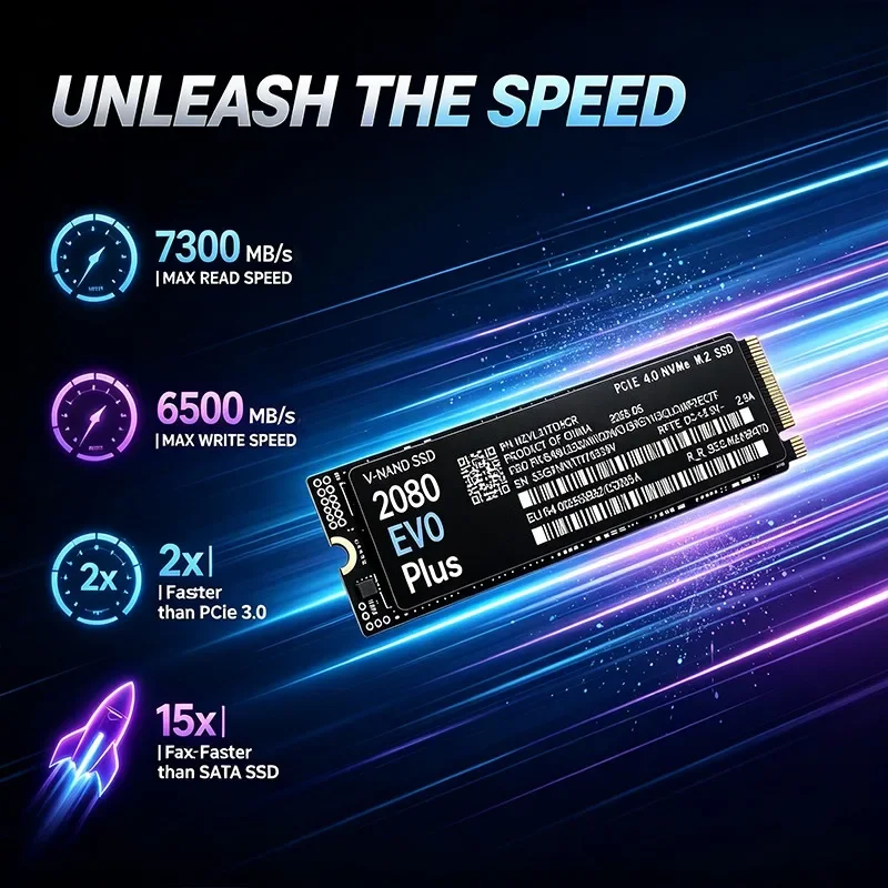 2080 EVO Plus M.2 NVMe 2280 PC - M.2 Nvme 4Tb Pcie 4.0 Ssd ulasan dan harga